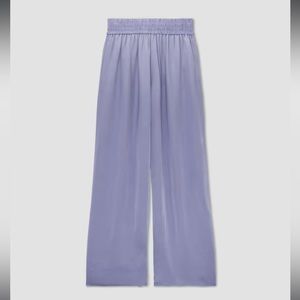 Everlane Lavender Satin Pull-On Pant
